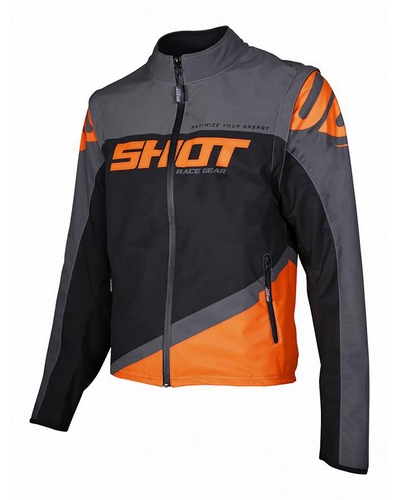 Veste Moto Cross SHOT Lite gris-orange