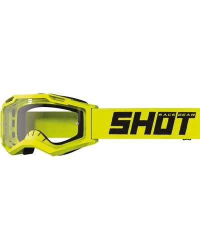 Masque Moto Cross SHOT Rocket 2.0 kid jaune