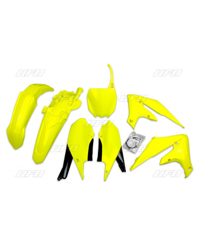 Kit Plastique Moto UFO Kit plastique UFO jaune fluo Yamaha YZ450F