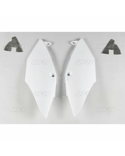 Plaque Course Moto UFO Plaques latérales UFO blanc Honda CRF250R/450R/RX