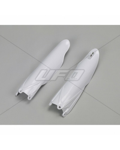 Protège Fourche Moto UFO Protections de fourche UFO blanc Yamaha YZ250F/450F