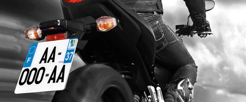nouvelles plaques d'immatriculation moto