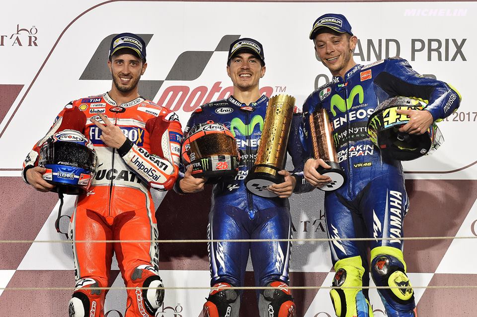 MotoGP 2017 - Maverick Vinales VINALES s’impose devant DOVIZIOSO et ROSSI !