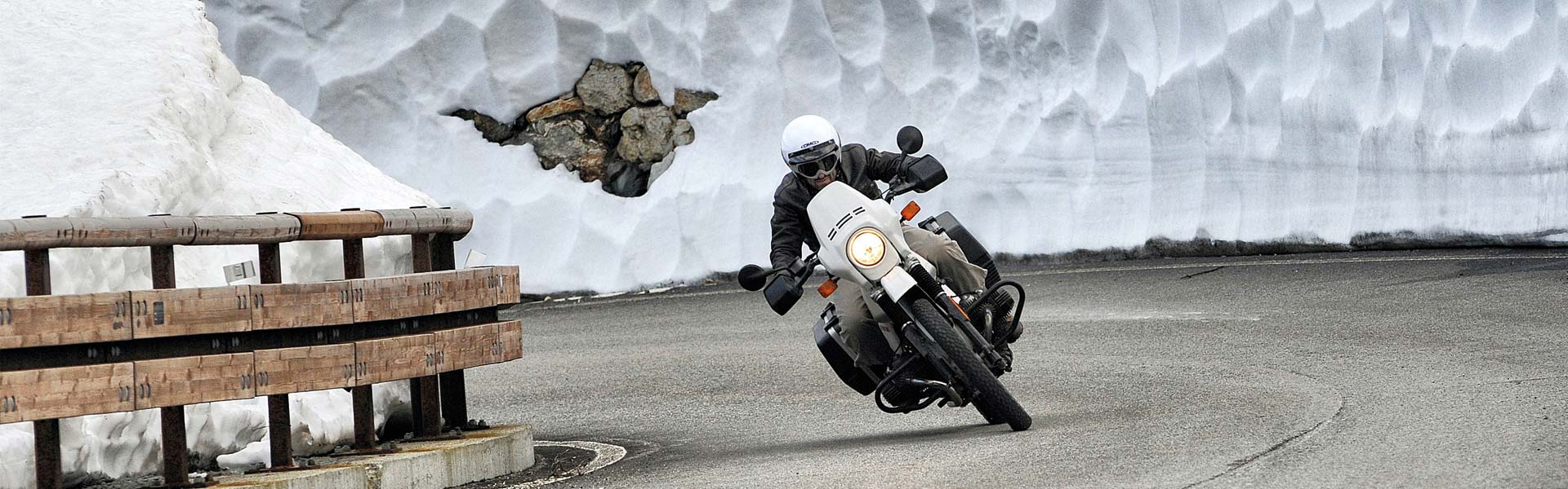 rouler en moto l'hiver, une partie de plaisir...