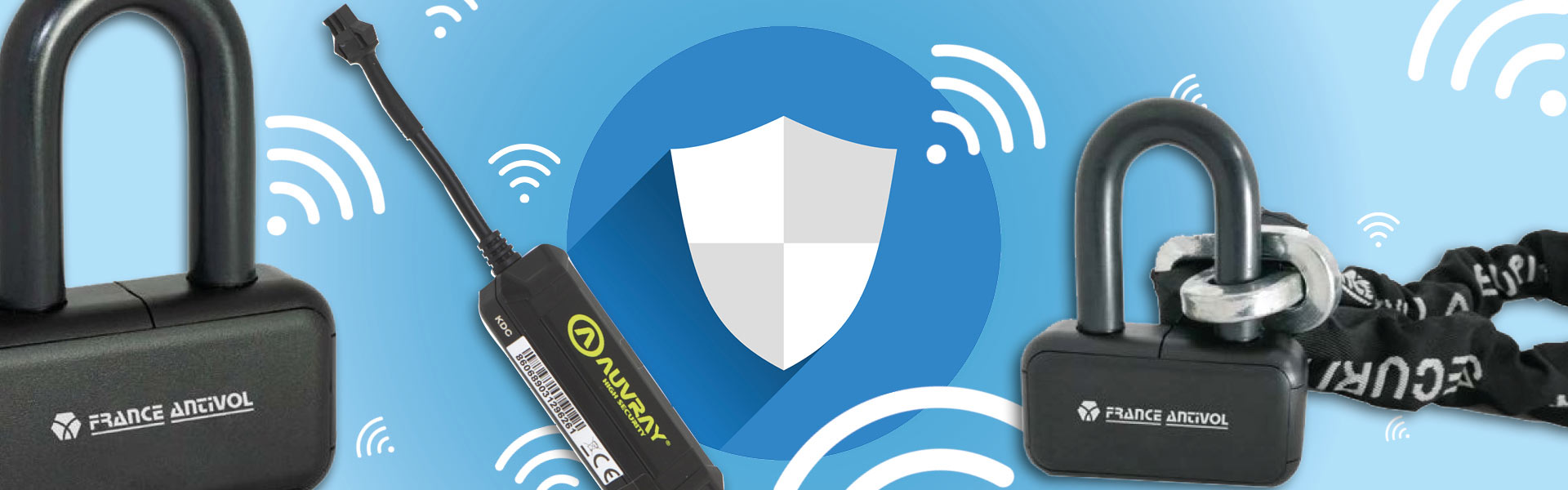 Antivols connectés & traceurs GPS gardez un œil sur votre deuxroues