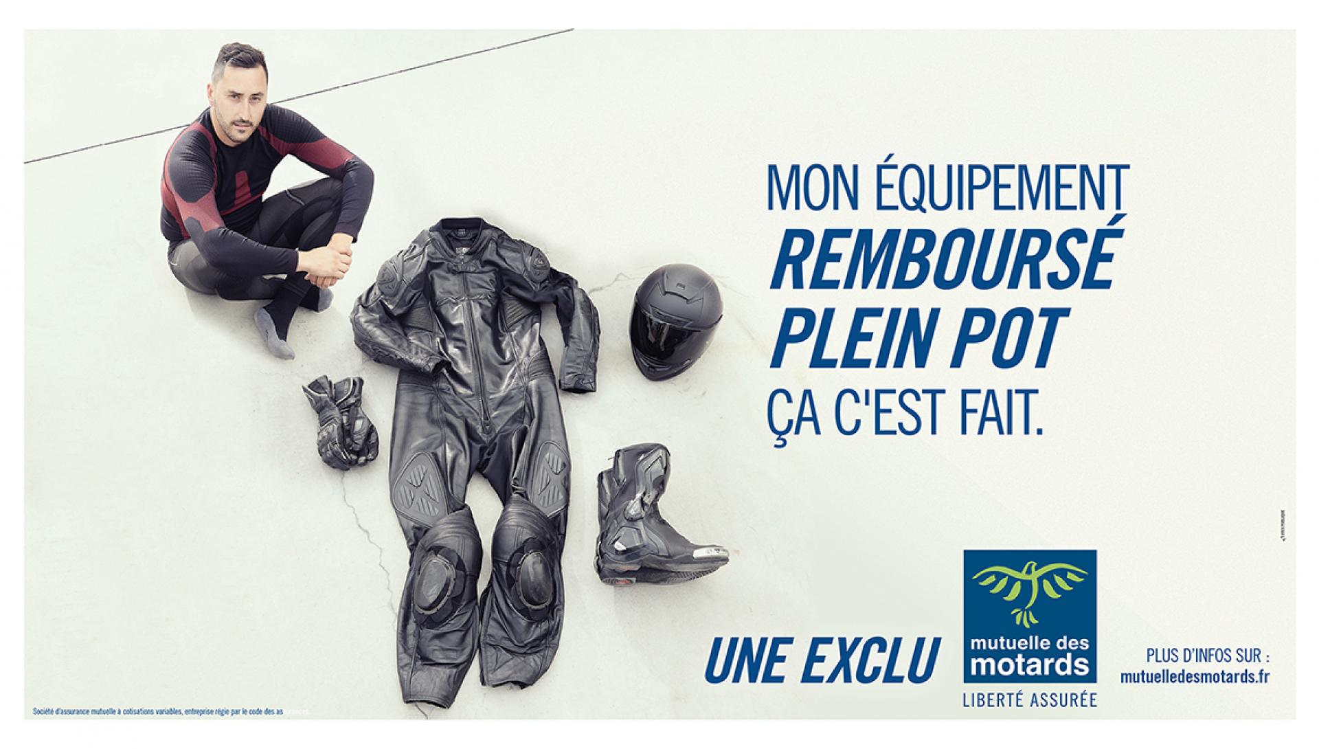 Équipement moto remboursé