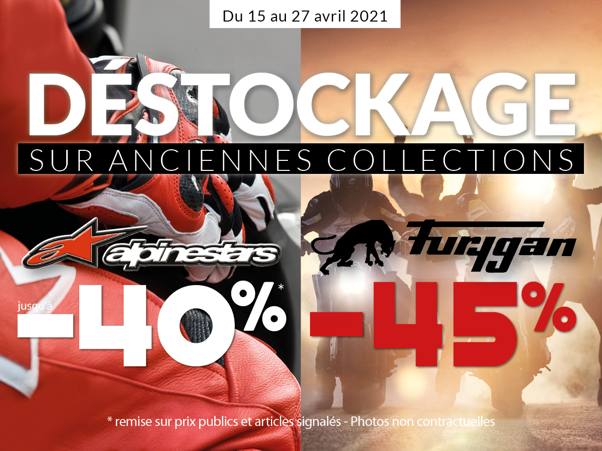 Déstockage Alpinestars & Furygan