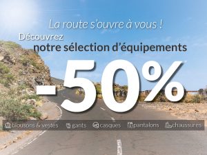 -50% sur une sélection d'équipements