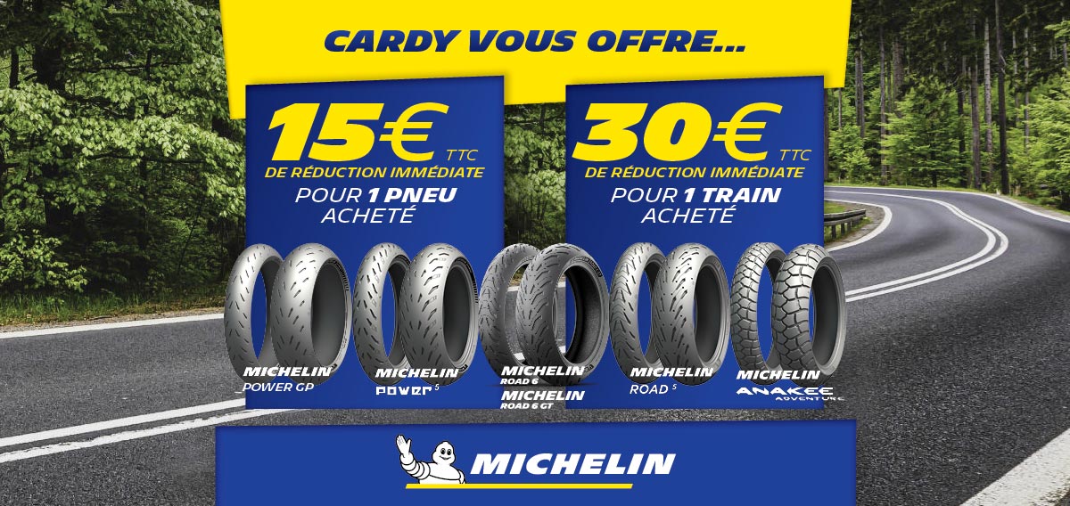 Promo Michelin : -30€ sur votre train de pneus