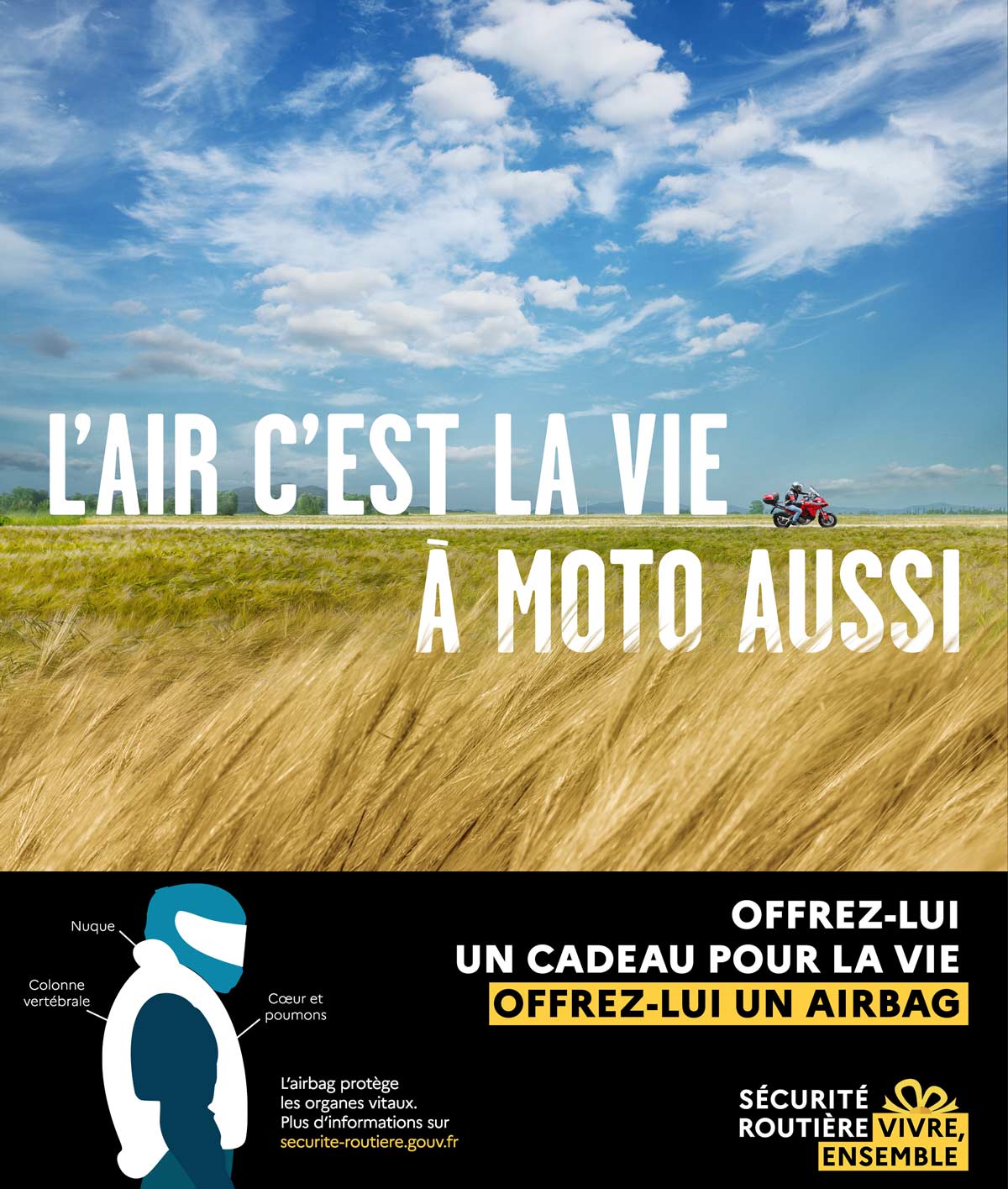 airbag pilote : pour Noël, offrez-lui un cadeau pour la vie.