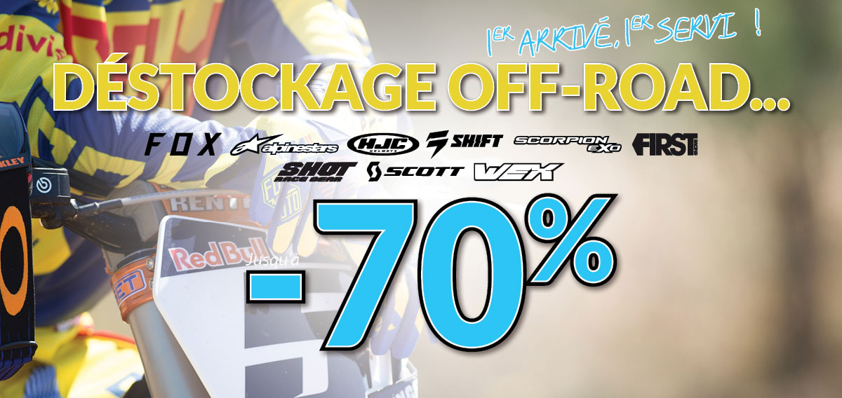 Déstockage off-road