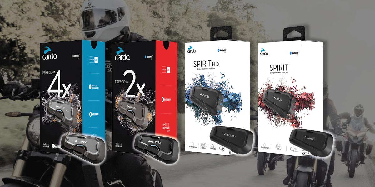 Cardo Spirit & Cardo Freecom X : deux nouvelles gammes d'intercoms