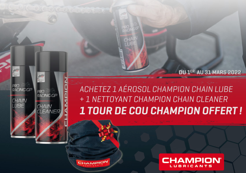 tour de cou champion offert
