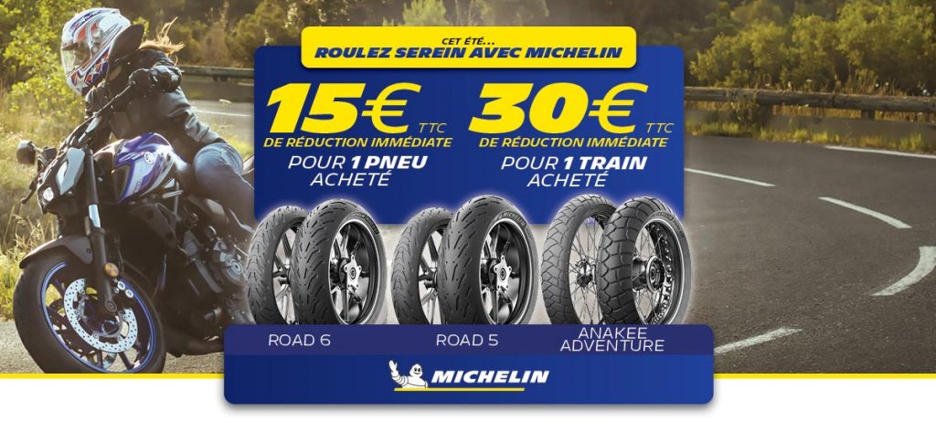 -30€ sur les pneus Michelin