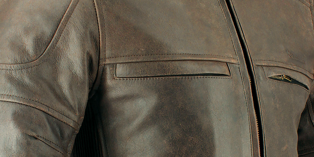 Blouson cuir moto vintage destockage deals