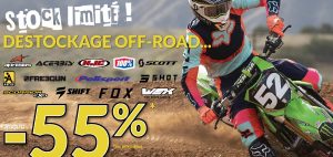 Déstockage off-road jusqu'à -55%