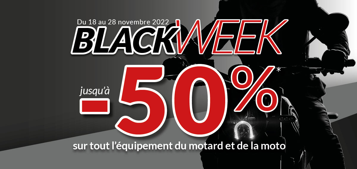 Black Week Cardy : jusqu'à -50% sur tout l'équipement du motard et de la moto
