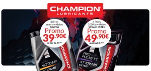 Promos sur les huiles Champion