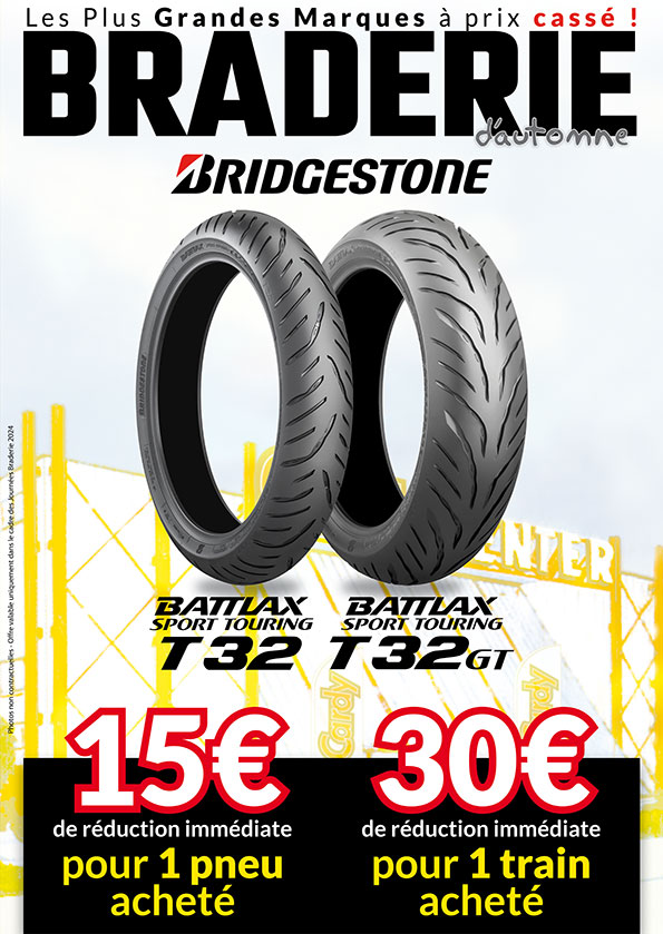 30€ remboursés par train de Bridgestone T32