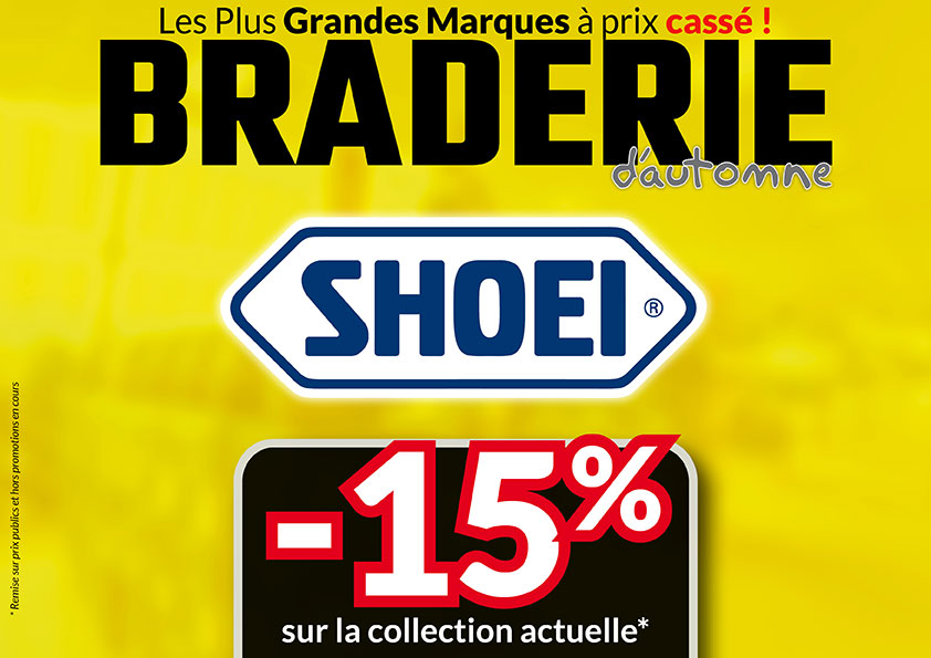 -15% sur SHOEI