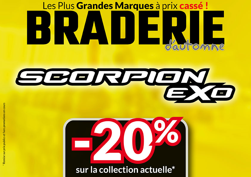 -20% sur Scorpion Exo
