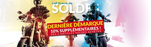 Dernière démarque des Soldes -10% supplémentaires dès 2 articles achetés
