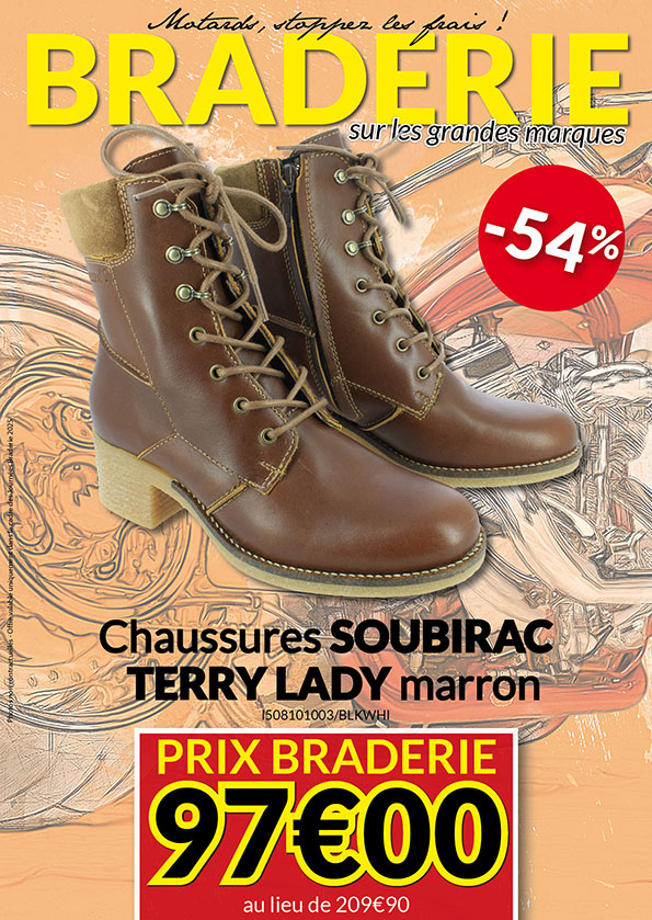 -54% Chaussures Soubirac Terry Lady à 97€ au lieu de 209€90