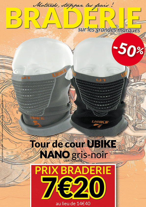 -50% Tour de cou UBike Nano à 7€20 au lieu de 14€40