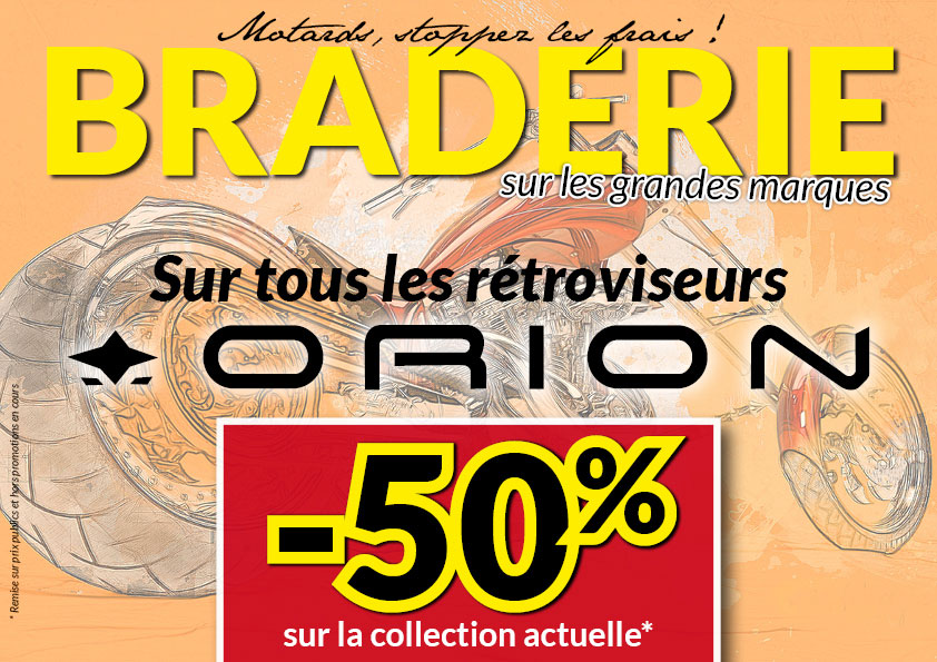 -50% sur les rétroviseurs Orion