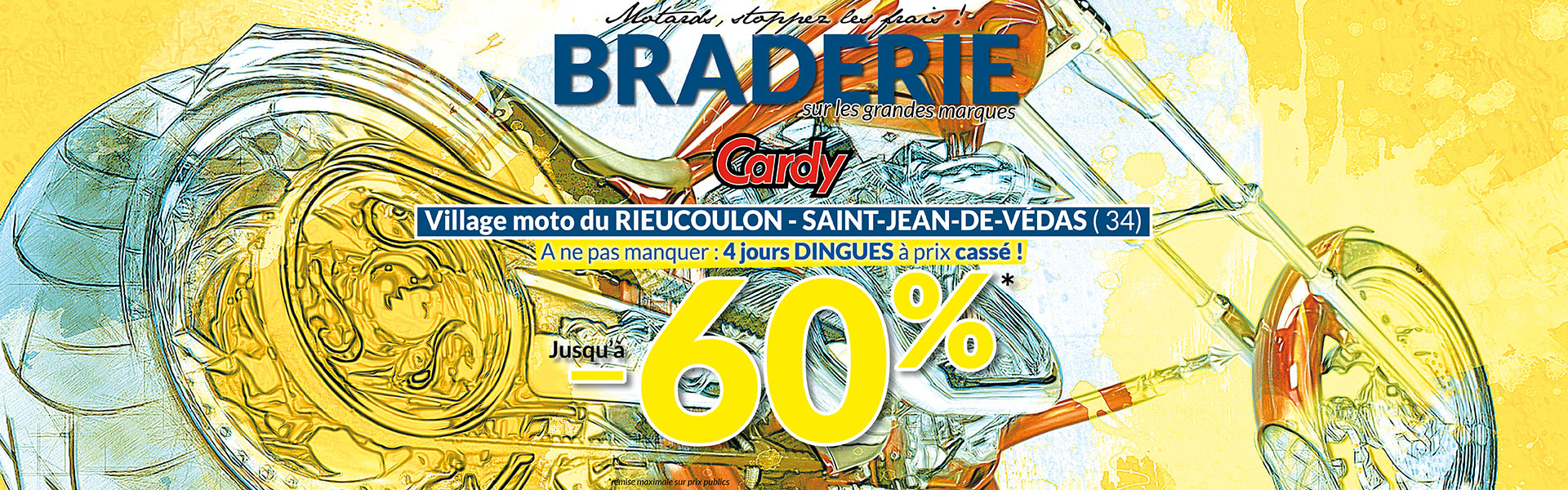 Profitez de remises sur vos pièces techniques pendant la Braderie Cardy Montpellier