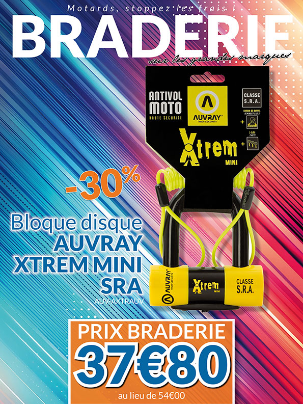 -30% Bloque disque Auvray Xtrem Mini SRA à 37€80 au lieu de 54€