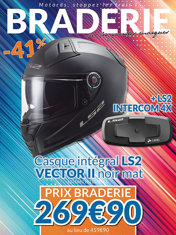 -41% Casque intégral LS2 Vector II à 269€90 au lieu de 459€90