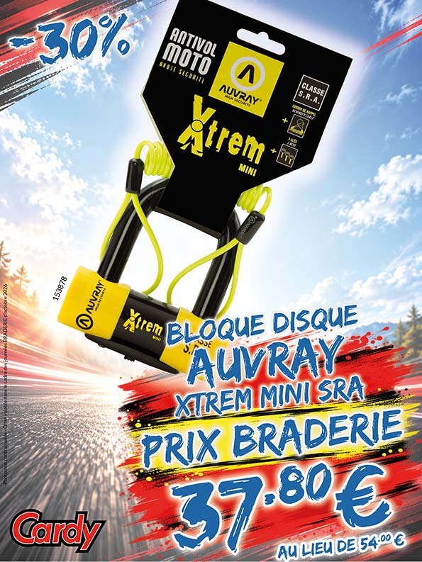 -30% Bloque disque Xtrem Mini SRA à 37€80 au lieu de 54€