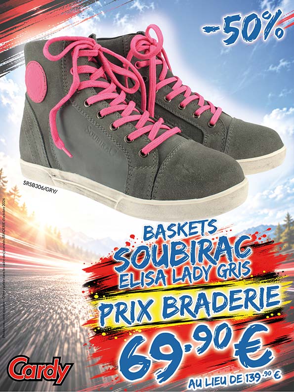 -50% Baskets Soubirac Elisa Lady à 69€90 au lieu de 139€90