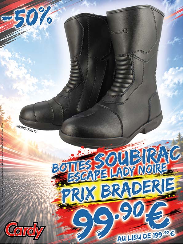 -50% Bottes Soubirac Escape Lady à 99€90 au lieu de 199€90