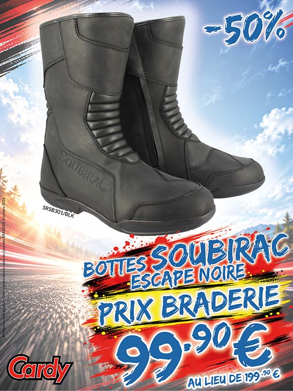 -50% Bottes Soubirac Escape à 99€90 au lieu de 199€90