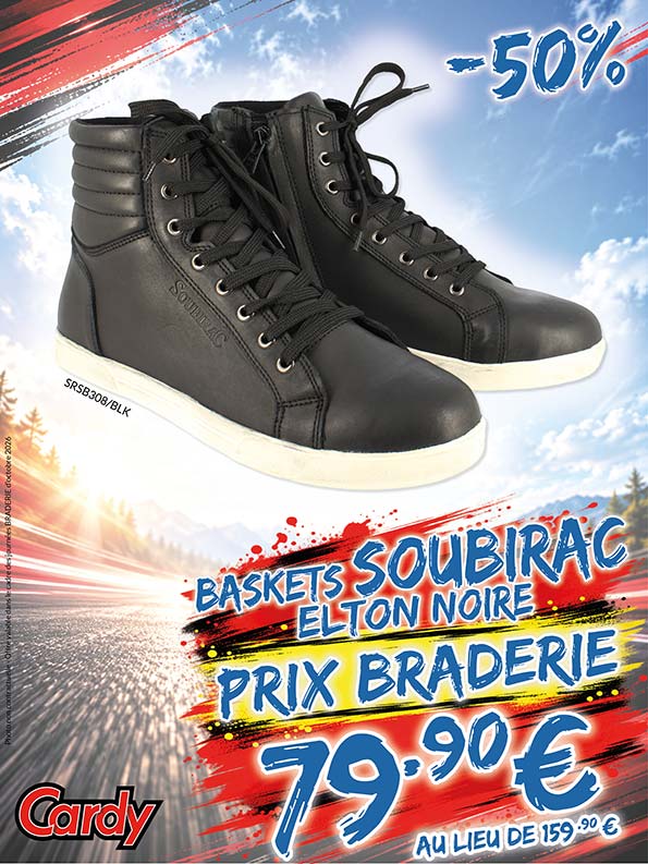 -50% Baskets Soubirac Elton à 79€90 au lieu de 159€90