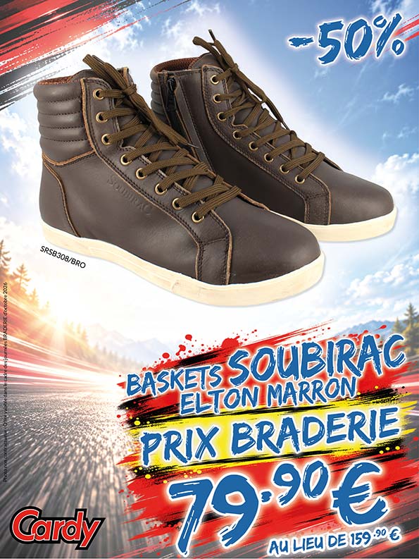 -50% Baskets Soubirac Elton à 79€90 au lieu de 159€90