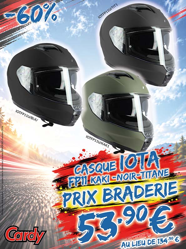 -60% Casque IOTA FP11 à 53€90 au lieu de 134€90