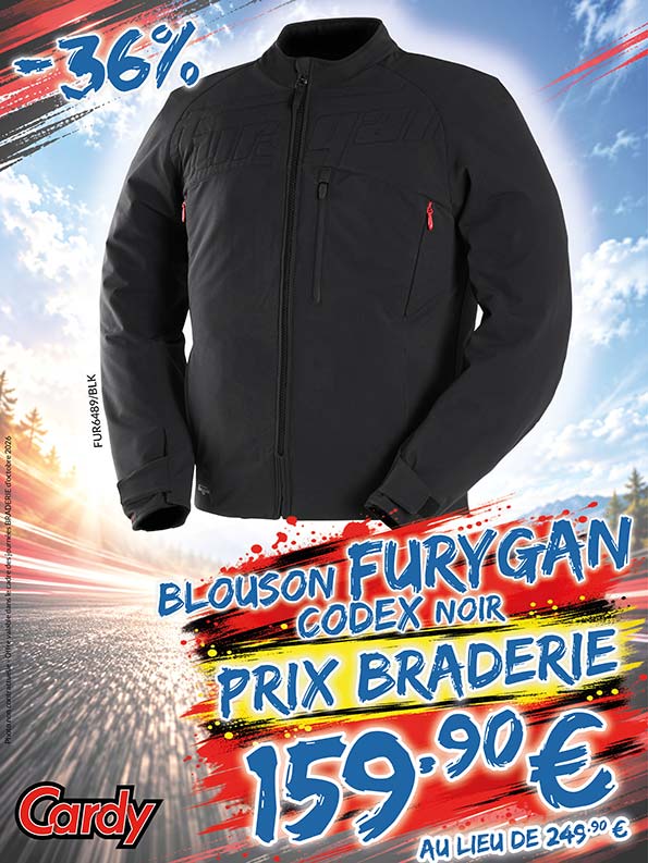 -36% Blouson Furygan Codex à 159€90 au lieu de 249€90