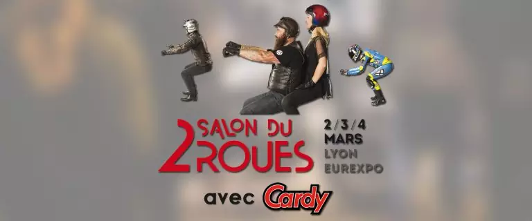 CARDY au salon du 2 roues de Lyon