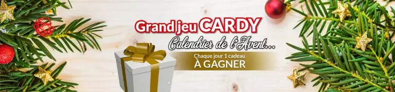 Grand jeu de Noël Cardy : le calendrier de l'Avent