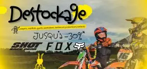 Déstockage équipements cross enfants