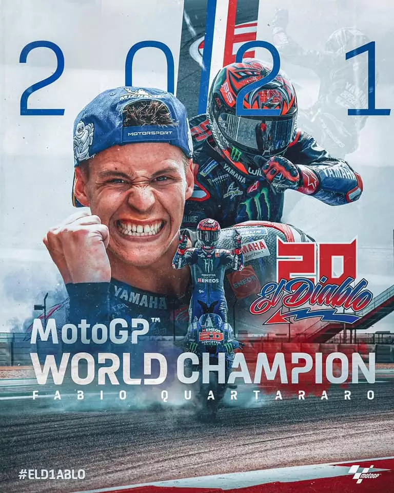 Fabio Quartararo, premier Français champion du monde en MotoGP !
