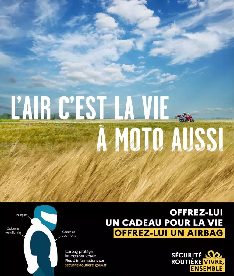 Offrez un cadeau pour la vie, offrez un airbag pilote