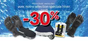 Sélection spéciale hiver, des promos jusqu'à -30% sur les équipements dédiés au froid