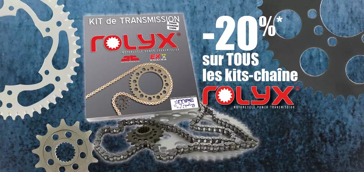 kits-chaîne moto Rolyx à -20%