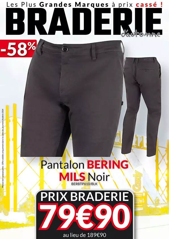 Pantalon Bering Mils à -58% 79,90€ au lieu de 189,90€