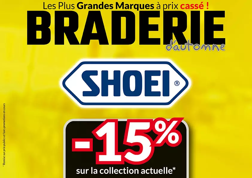-15% sur SHOEI