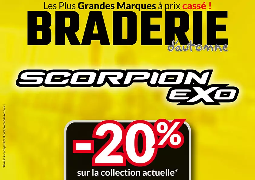-20% sur Scorpion Exo